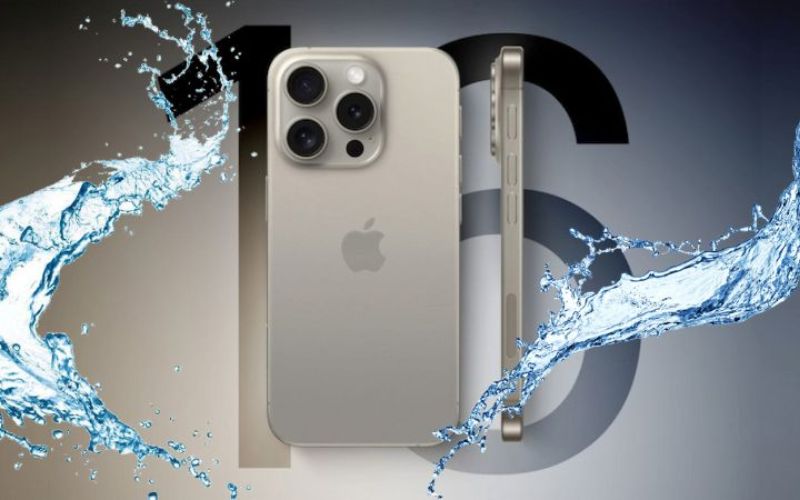 iphone 16 series có chống nước đạt chuẩn ip68 tuy nhiên bạn không nên lạm dụng tính năng này vì dể gây ra các hư hỏng không đáng có