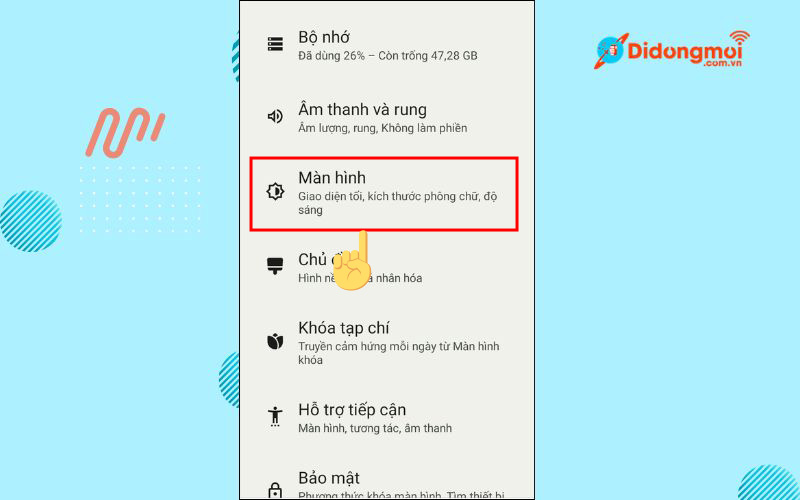 Cách cài đặt thời gian tắt màn hình Android MỚI NHẤT cực đơn giản