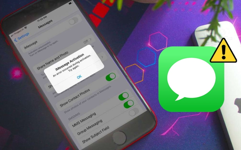 Một số sự cố khiến iPhone không kích hoạt được iMessage