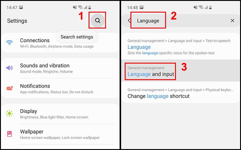 chon Language and input