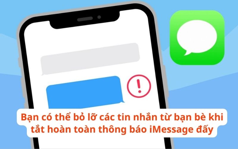 Lưu ý khi ẩn tin nhắn iMessage trên iPhone