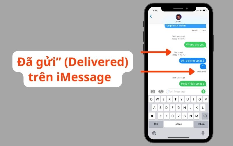 Gửi tin nhắn bằng iMessage