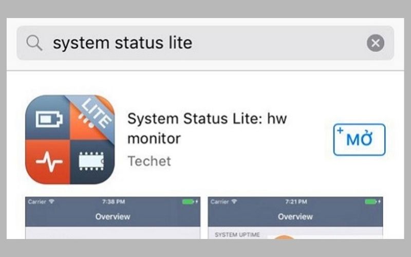 iPhone System Status Lite