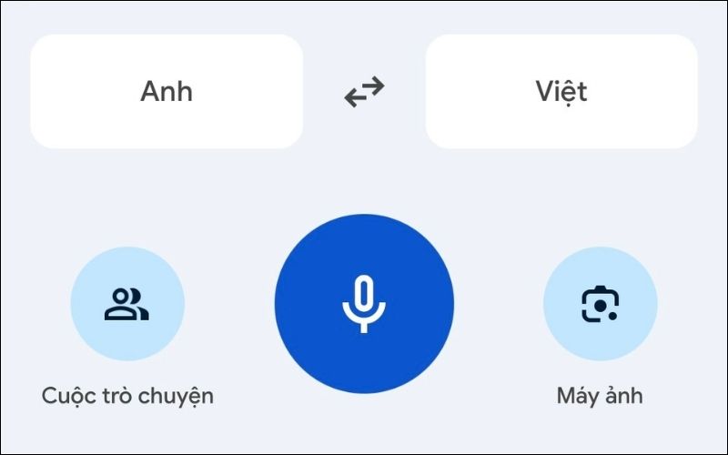 Chọn ngôn ngữ cần dịch