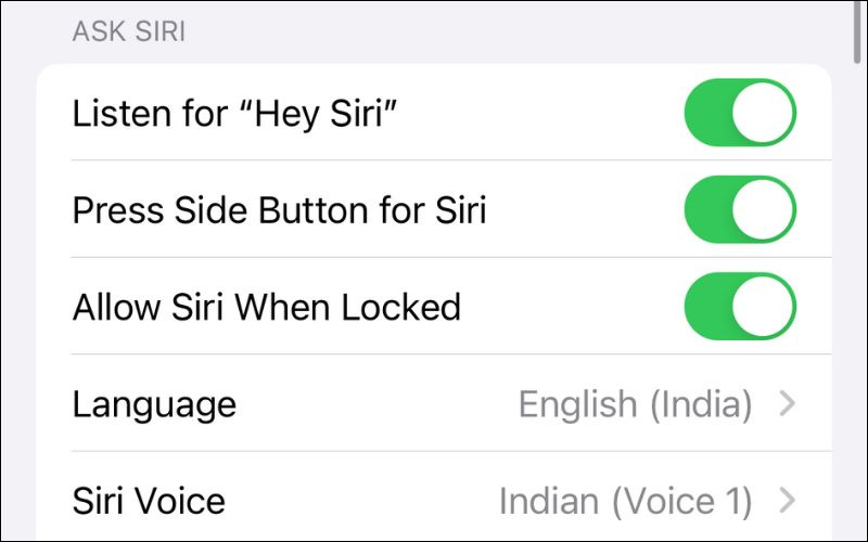 Tắt 3 tính năng của Siri