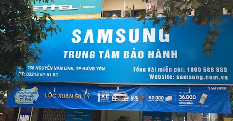 Mang máy đến trung tâm bảo hành để được hỗ trợ 