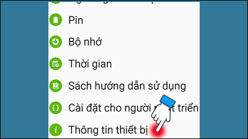 Thông tin thiết bị