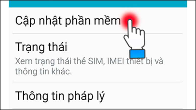 Tải về bản cập nhật phần mềm