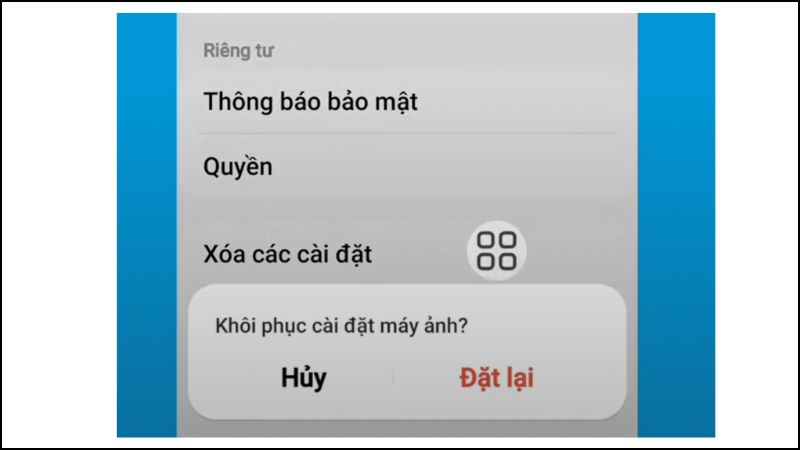 Đặt lại