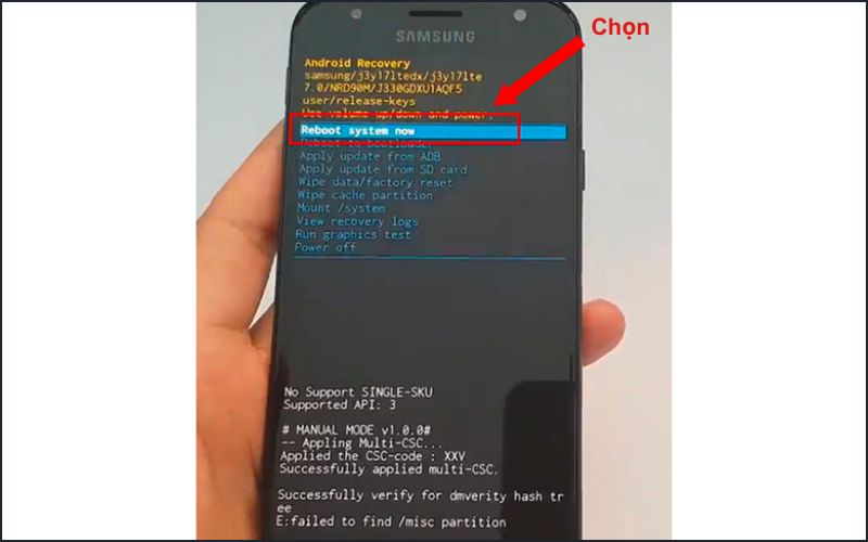 Recovery Android xuất hiện