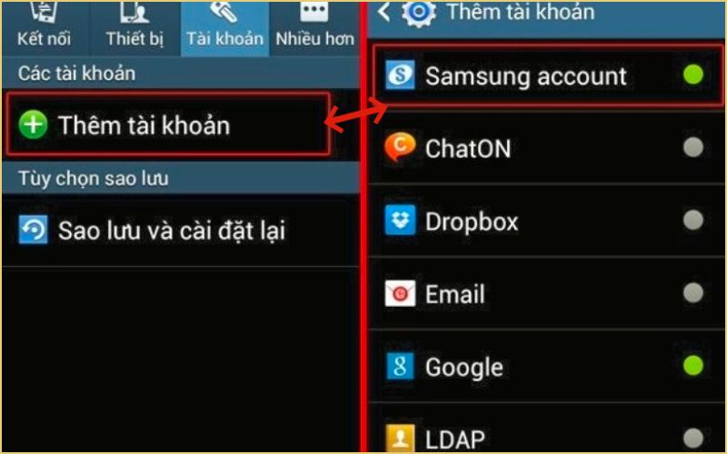 Cách cài định vị giữa 2 điện thoại Samsung