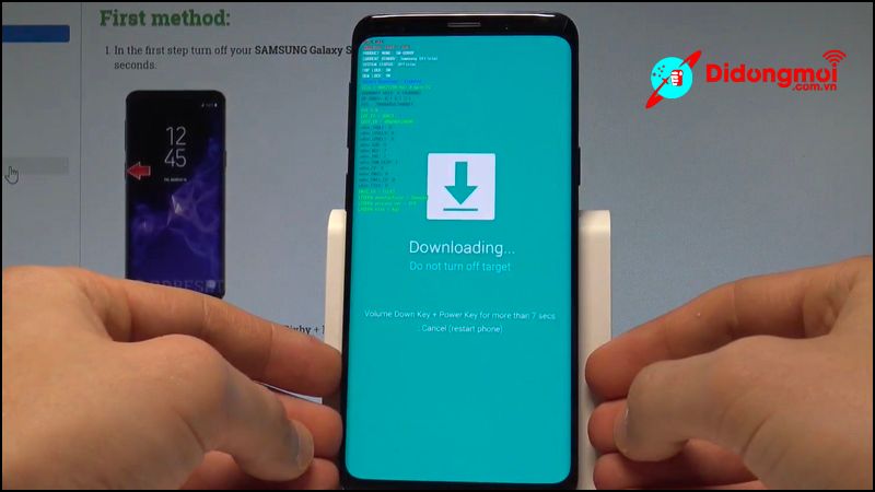 Đưa máy vào chế độ Download Mode