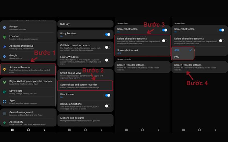 Sử dụng thanh công cụ chụp màn hình trên Galaxy S20