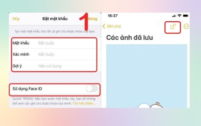 Tạo bảo mật cho file