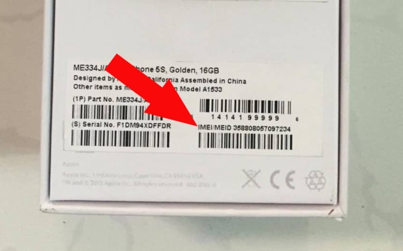 Kiểm tra IMEI và số Serial