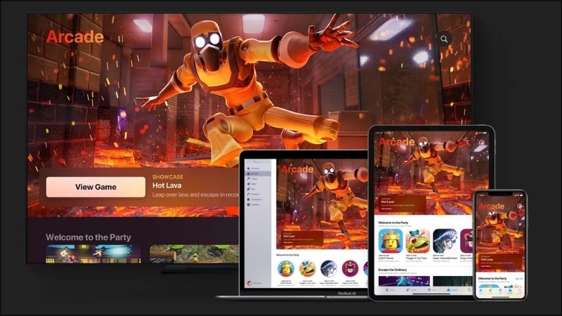 Apple Arcade có sẵn trên nhiều thiết bị của Apple, bao gồm iPhone, iPad, Mac và Apple TV