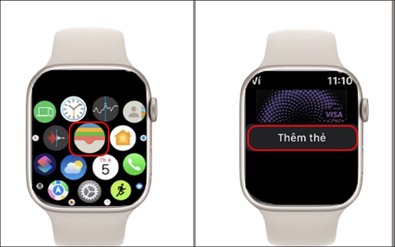 Thiết lập Apple Pay thông qua Apple Watch