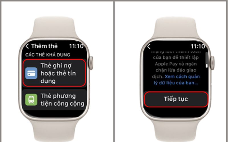 apple pay trên apple watch