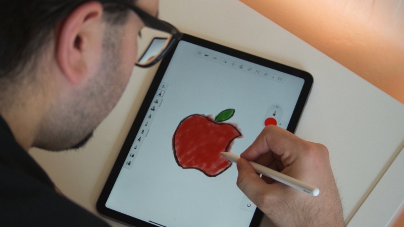 apple pencil 2 la mot cong cu ho tro hoi hoa doc dao