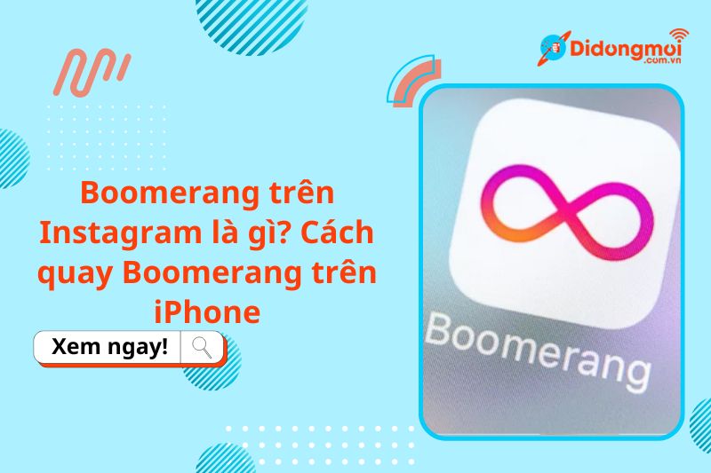 cach quay boomerang tren iphone