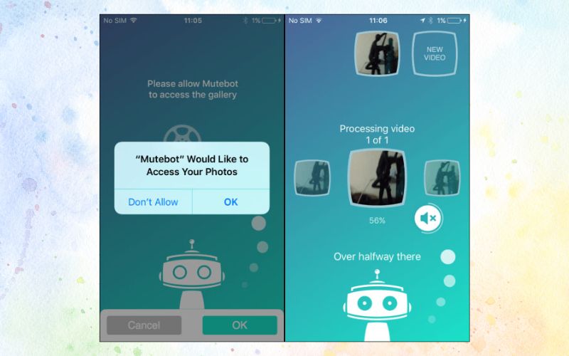 Sử dụng ứng dụng Mutebot để lọc tạp âm trên iPhone