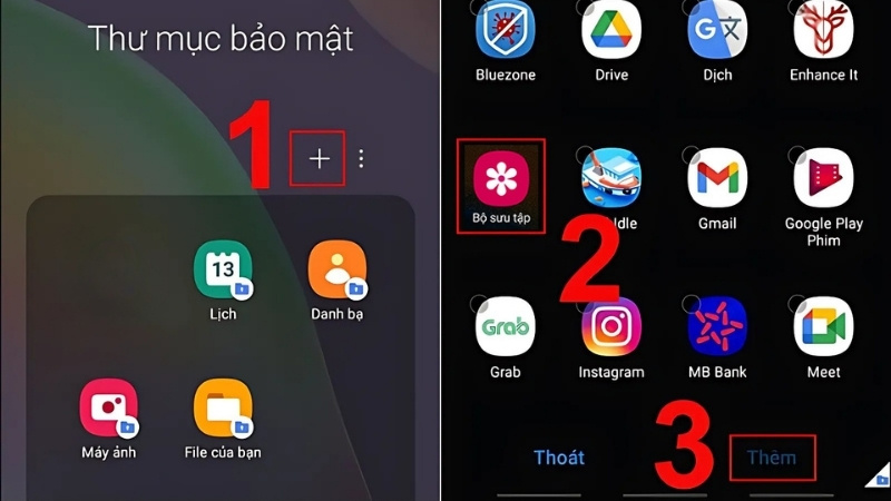 Tìm kiếm ứng dụng Bộ sưu tập, có biểu tượng bông hoa > Nhấn Thêm