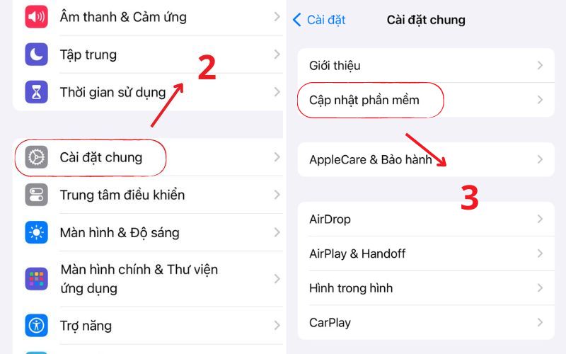 Cập nhật IOS