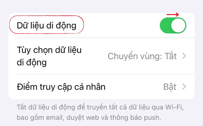 Điểm truy cập cá nhân bị ẩn