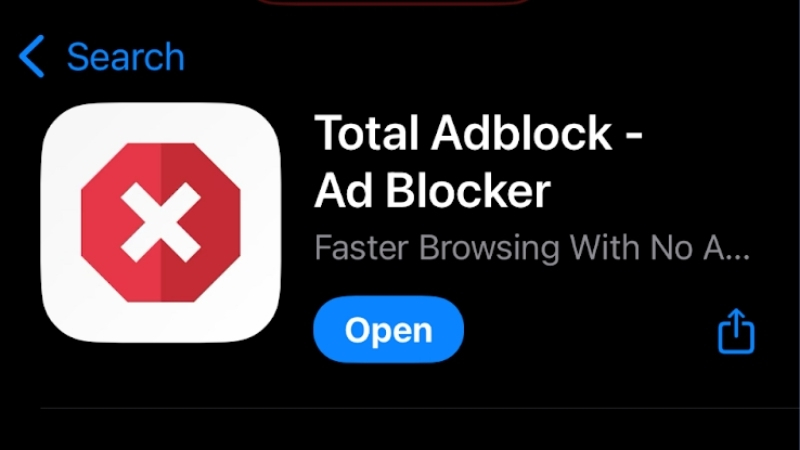 Tải ứng dụng Total AdBlock từ App Store
