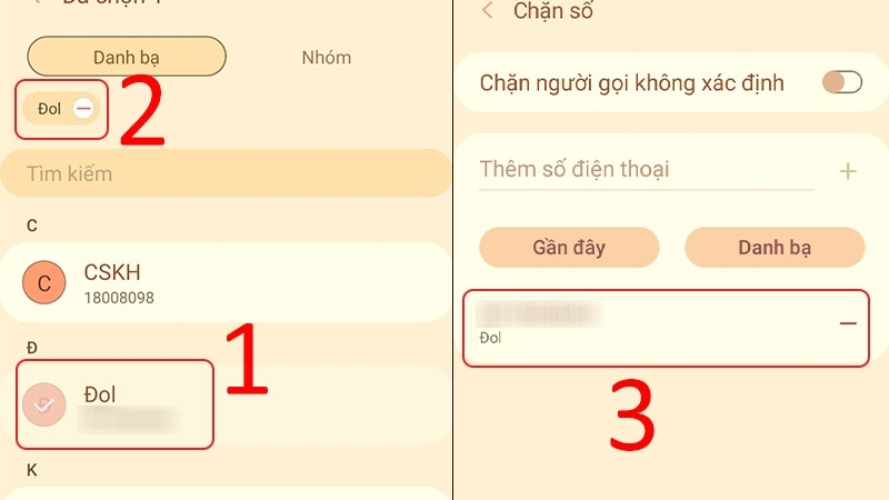 Chọn số cần chặn