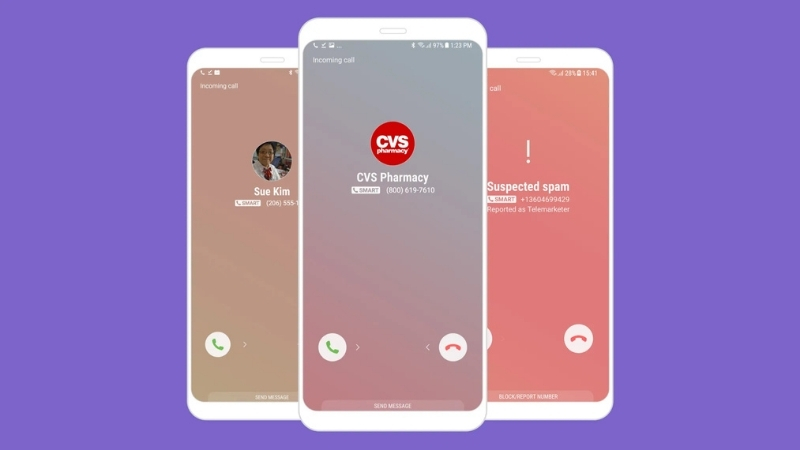  Hiya Caller ID and Block sẽ tự động chặn cuộc gọi từ danh sách số điện thoại bạn nhập trong ứng dụng