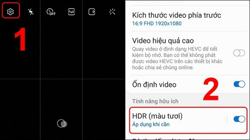 HDR giúp cân bằng các vùng sáng và tối trong ảnh