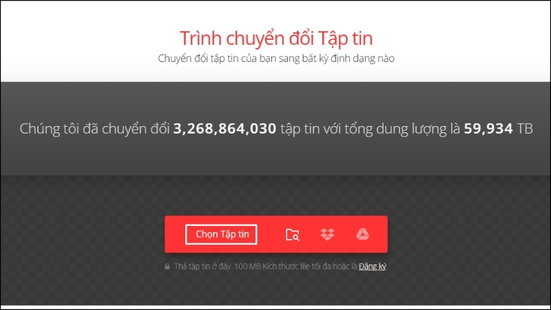 Nhấn chọn Chọn tập tin và chọn file ghi âm bạn muốn chuyển đổi