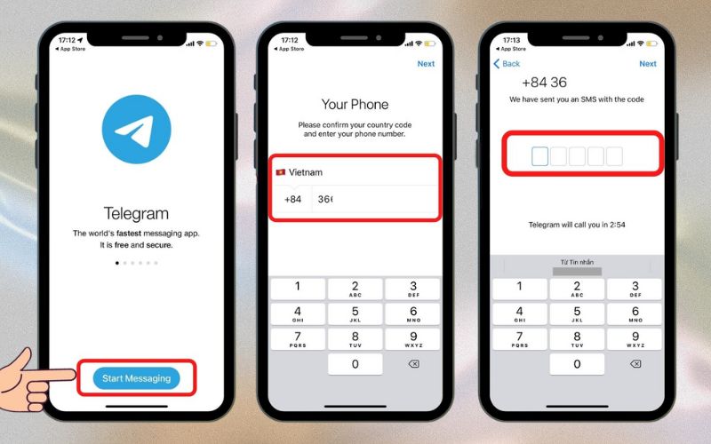 Cách đăng nhập Telegram trên iPhone, Android 