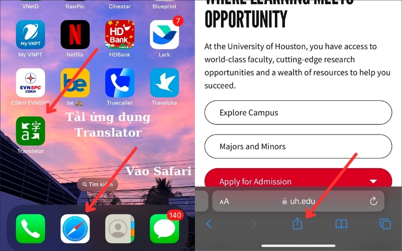 Tải xuống và cài đặt ứng dụng Microsoft Translator từ App Store