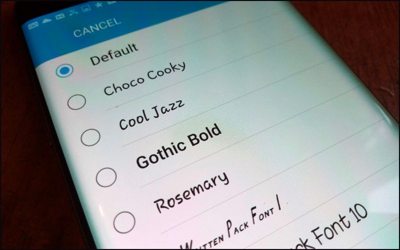 Cách thay đổi cài đặt kích thước chữ và font chữ trên điện thoại Samsung
