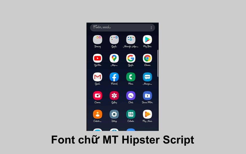 font chữ mt hipster script