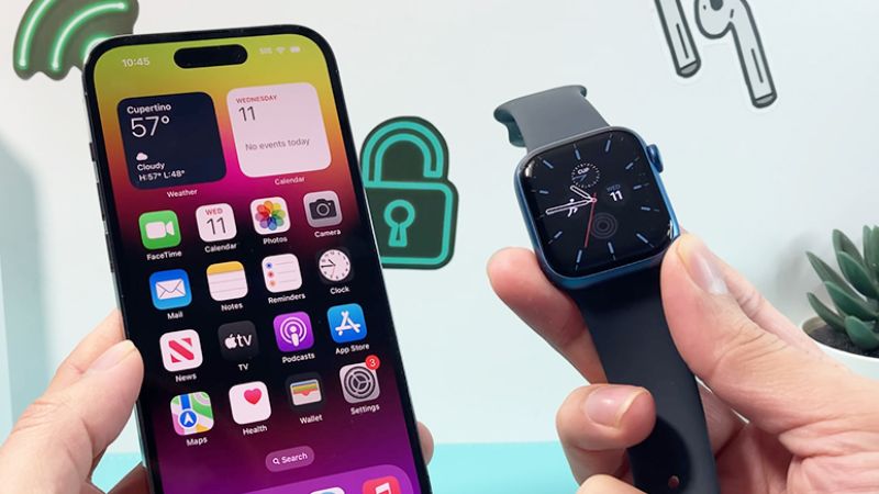 Sạc pin cho cả hai thiết bị trên 50%