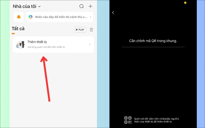 Quét mã QR dưới đáy camera Imou của bạn.