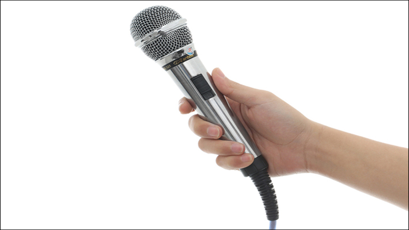 Khởi động nguồn mic