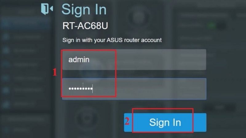 Truy cập trang web của nhà sản xuất router và đăng nhập