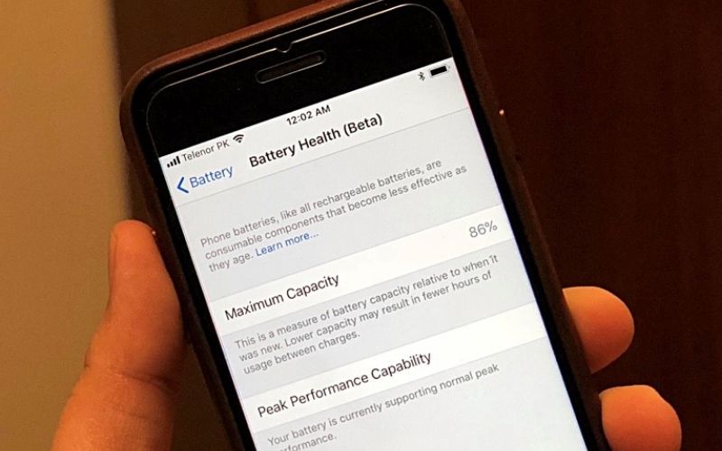 Thông báo về tình trạng pin bảo trì trên iPhone là một thông báo phổ biến và không đáng lo ngại khi sử dụng