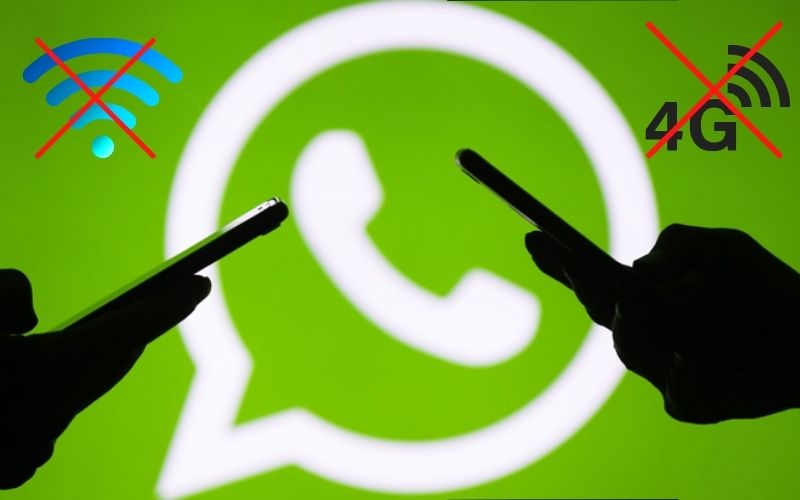 Nếu kết nối mạng quá yếu WhatsApp có thể không thể gửi mã xác minh đến thiết bị