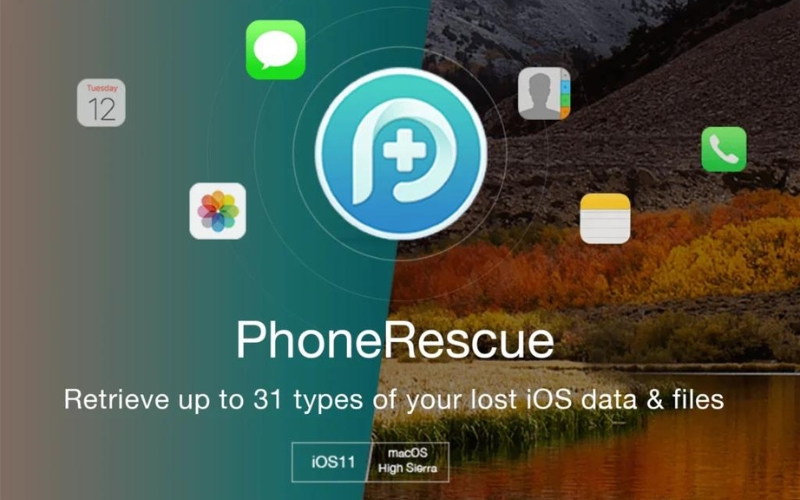 PhoneRescue giúp bạn khôi phục hơn 25 loại dữ liệu khác nhau