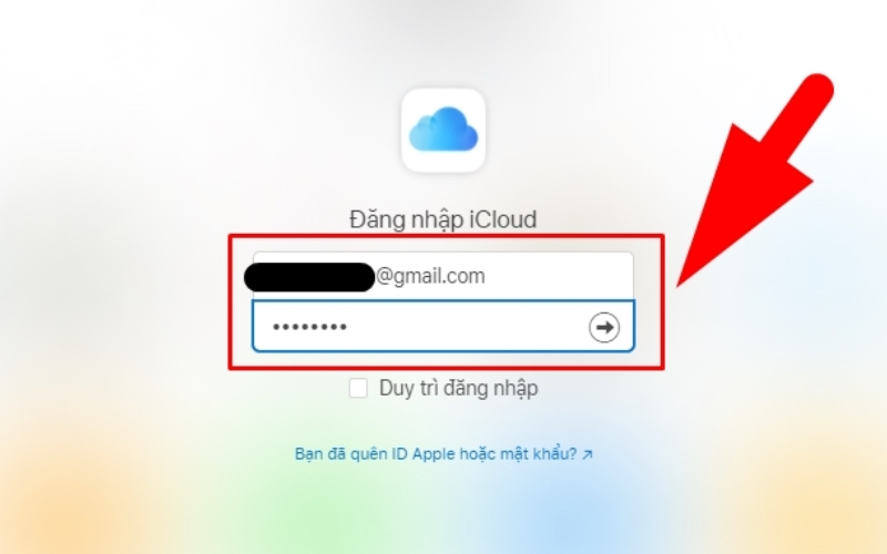 Đăng nhập bằng ID Apple 