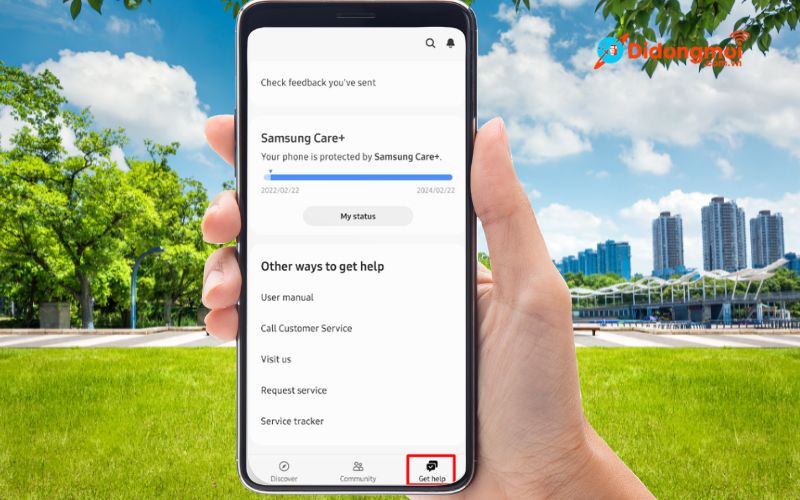 Cách kiểm tra bảo hành Samsung Care+ | Bảo hành Samsung