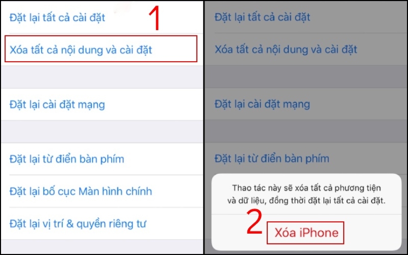 Reset iPhone của bạn