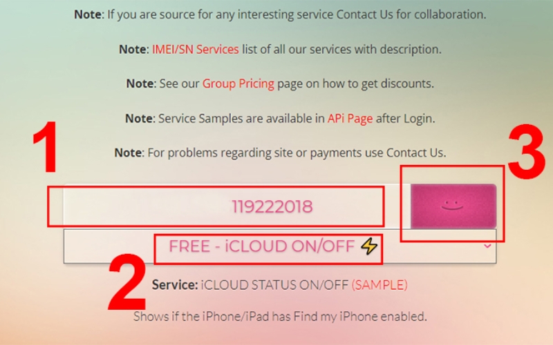 Truy cập vào trang Kiểm tra iCloud