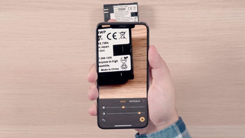 Sử dụng các tính năng của kính lúp iPhone