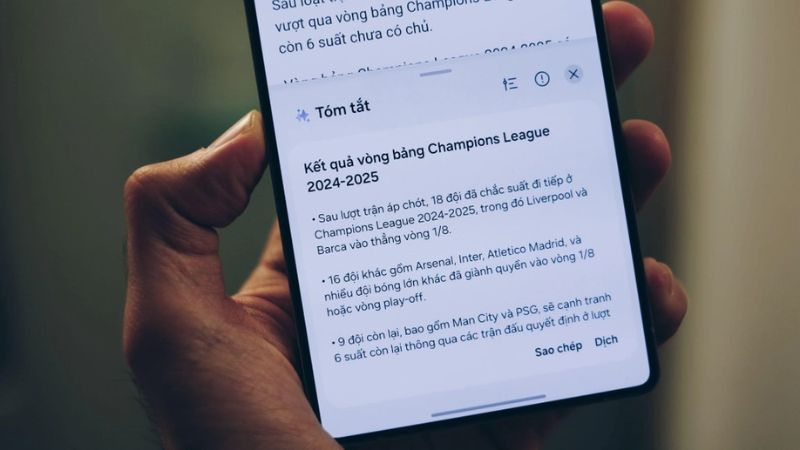 Galaxy AI trên S23 Ultra có hỗ trợ tốt Tiếng Việt
